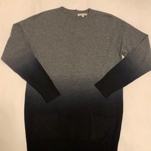 Vince vintage cashmere ombré tunic sweater